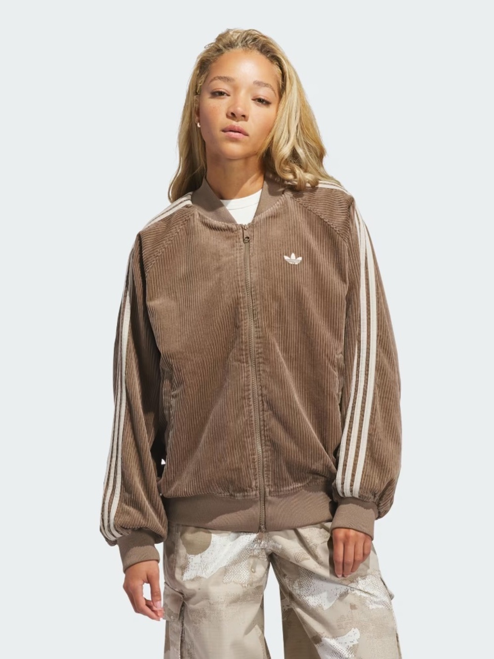 Adidas Corduroy Sst Oversized Track Top